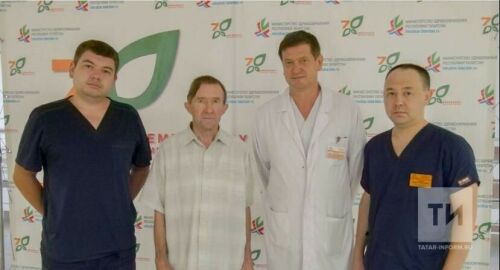 Раненый сотрудник казанской гимназии № 175 поблагодарил врачей ГКБ №7 за спасение