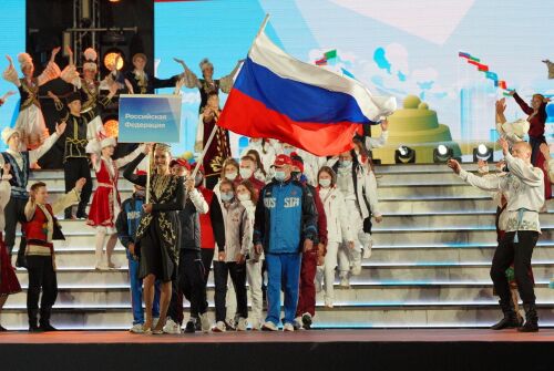 Международная дружба и подготовка к Олимпиаде: в Казани открыли первые Игры стран СНГ