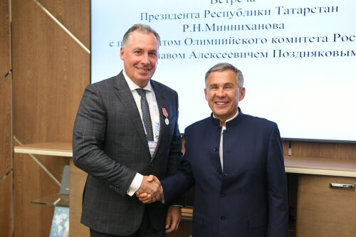 Минниханов обсудил с главой ОКР подготовку спортсменов Татарстана к Играм в Пекине