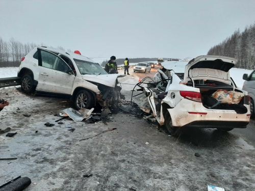 За новогодние праздники в ДТП на дорогах Татарстана погибли 17 человек