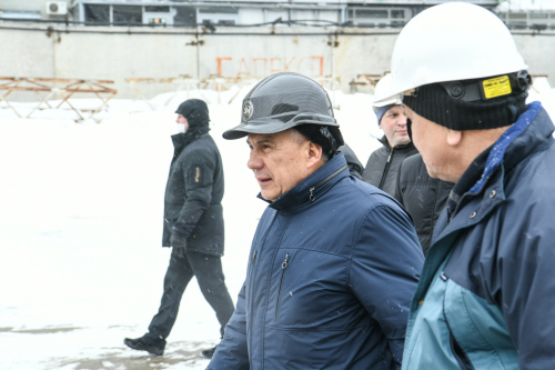 Минниханов осмотрел строящийся участок второй линии Казанского метрополитена