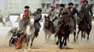 Община татар Афганистана собрала сборную команду по конной игре бузкаши