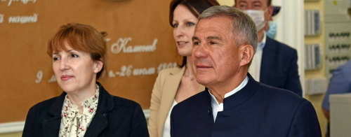 Минниханов: «Мы должны владеть русским языком и прославлять его, где бы ни находились»