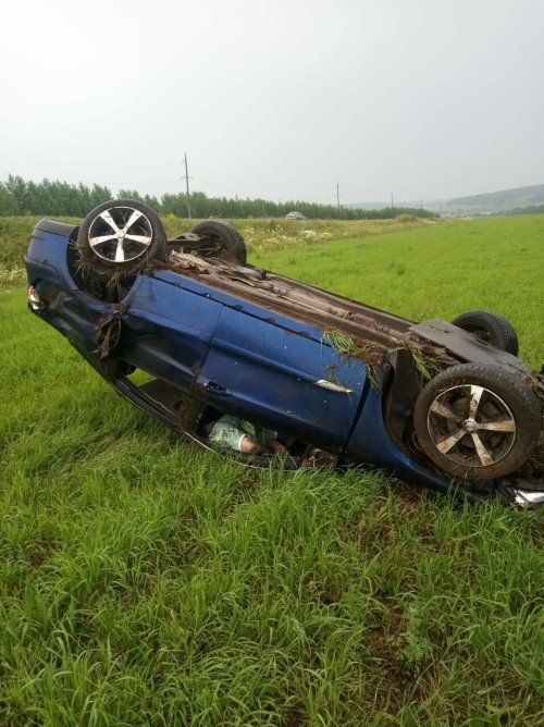 В Татарстане женщина-водитель погибла, опрокинувшись на авто в кювет