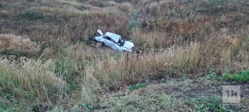 Легковушка вылетела в кювет в Татарстане, пассажир погиб, а водитель сбежал с места ДТП