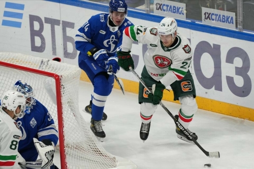«Динамо» обыграло «Ак Барс» в матче регулярного чемпионата КХЛ
