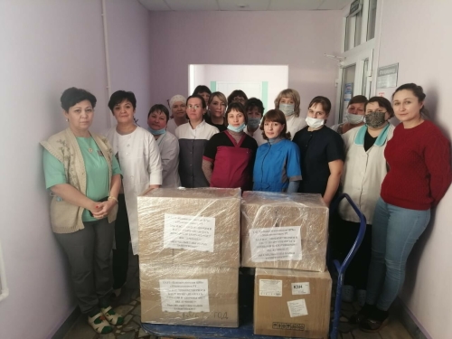 Врачи Новошешминской ЦРБ передали гуманитарный груз в зону СВО