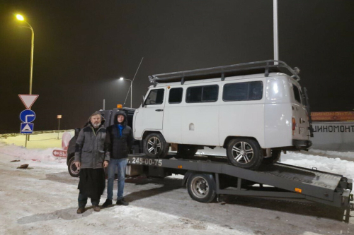 Богоявленский приход Татарстана передал «УАЗ» и гуманитарную помощь бойцам батальона Алга