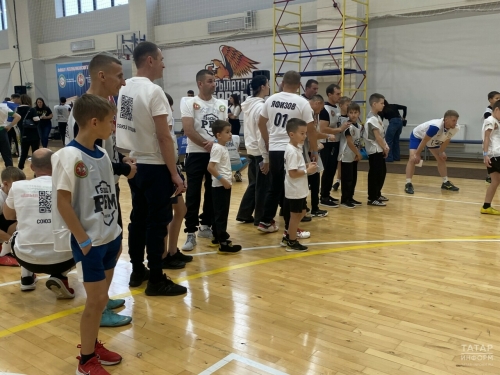 В Казани впервые прошёл спортивный турнир среди отцов и сыновей «Папа+Я»