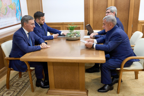 Минниханов и Фальков обсудили развитие Университета Иннополис и инновационного города