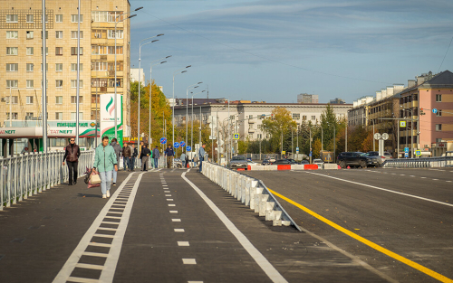 8 полос, велодорожки и новые остановки: когда откроют мост на улице Назарбаева в Казани