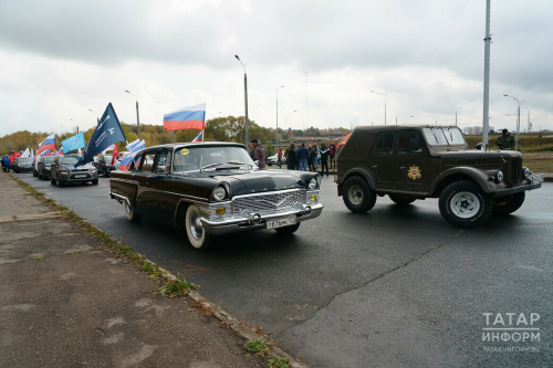 В столице Татарстана прошел автопробег «Команды Путина»