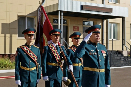 Воинской части Росгвардии в Казани вручили Боевое знамя