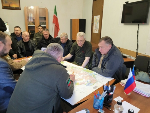 Марат Хуснуллин побывал в Лисичанске и проверил, как городские службы готовятся к зиме