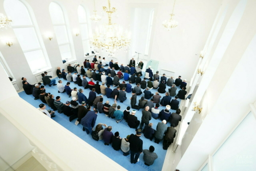 На открытии мечети «Сулейман» совершили молитву за жителей Палестины