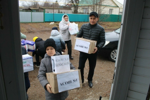 Школьники Актанышского района изготовили талисманы для бойцов СВО