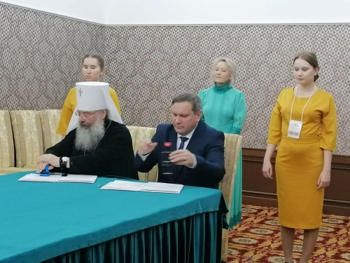 Казанская Епархия подписала соглашение с Государственным архивом Татарстана