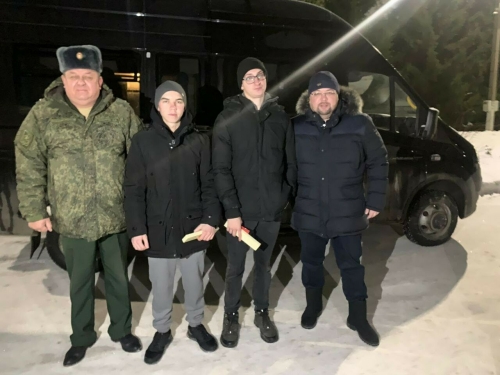 Новобранцев из Алексеевского района проводили на срочную службу в армию