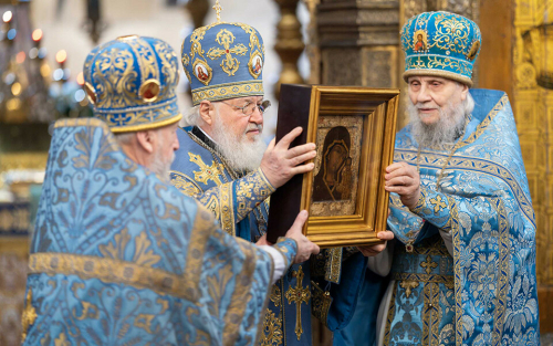 Патриарх о чуде обретения: «Именно с этой иконой Минин и Пожарский освободили Отечество»