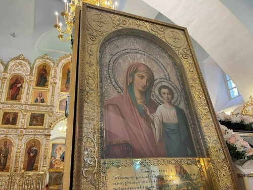 В Татарстан прибыла чудотворная Казанская-Коробейниковская икона Божией Матери с Алтая