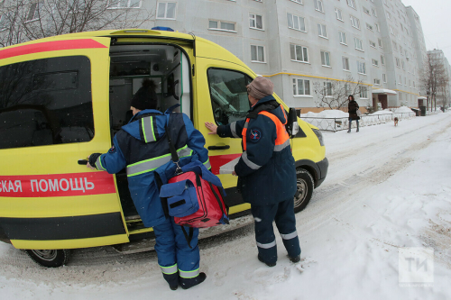 Медики скорой за неделю помогли 59 казанцам с переохлаждением и обморожением
