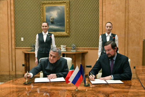 Минниханов подписал соглашение о сотрудничестве Татарстана с «Деловой Россией»