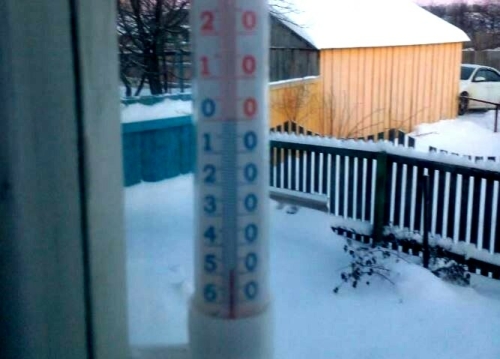 В Агрызском районе РТ столбики термометров показали -49 градусов