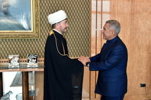 Минниханов и Гайнутдин обсудили развитие исламского образования в Татарстане