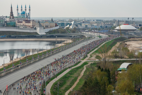 В центре Казани массово перекроют дороги из-за проведения марафона