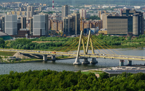 В Казани закроют половину моста Миллениум от Амирхана до Вишневского