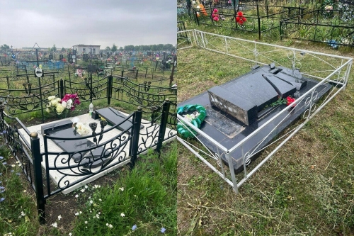 Задержан татарстанец, разрушивший надгробия на кладбище в Алексеевском