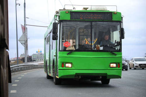 На день закроют движение троллейбуса №2 в Казани