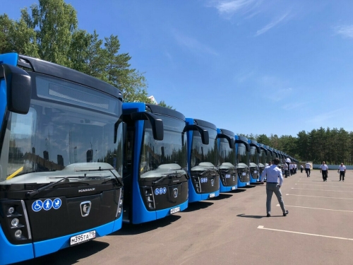 Автобусный парк Челнов пополнился 24 новыми «НЕФАЗами»