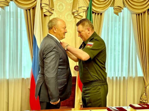 Равиль Ахметшин награжден медалью Минобороны «Участнику специальной военной операции»