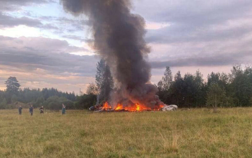 Росавиация подтвердила, что на борту разбившегося самолета находились Пригожин и Уткин