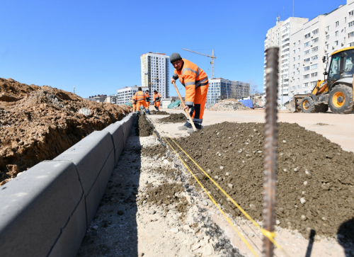 Реконструкция Горьковского шоссе в Казани выполнена на 55%