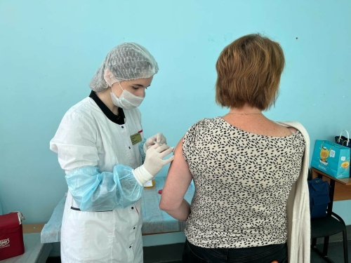 На избирательных участках Зеленодольского района 70 человек привились от гриппа