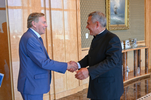 Минниханов встретился с президентом РУДН Филипповым
