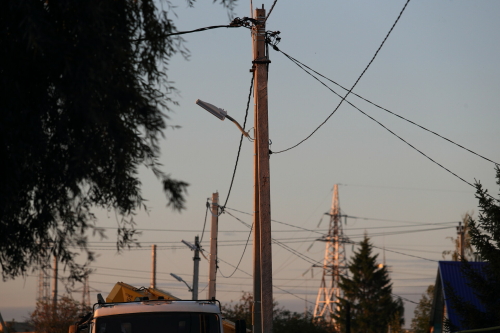В поселках Казани в этом году протянут 53 километра сетей уличного освещения