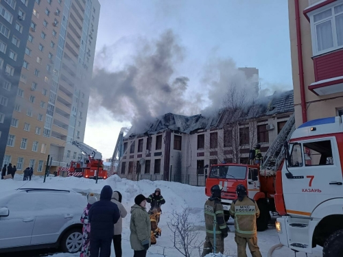 Пожар в казанской гостинице полностью потушен