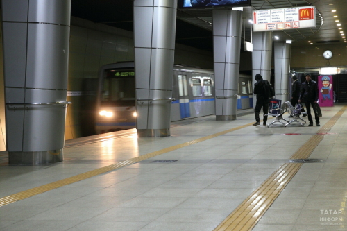 В метрополитене Казани из-за непогоды запустили дополнительные поезда