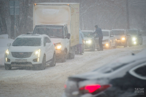 В Татарстане опять ожидаются снегопады, метели с ухудшением видимости и до нуля градусов