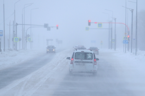 В Татарстане из-за метели видимость на дорогах ухудшится до 500 метров и менее