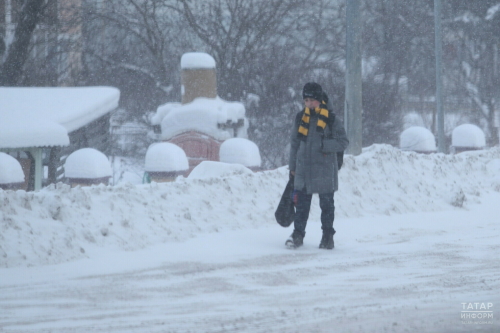 Циклон из Беларуси принесет в Татарстан снегопады и небольшое потепление