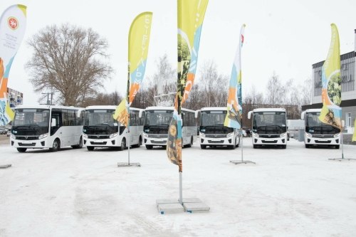 Бугульминский автопарк пополнился восемью новыми автобусами