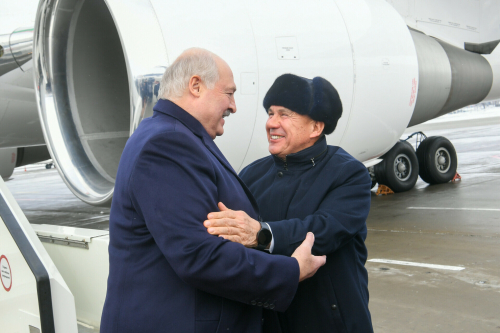 Лукашенко прилетел в Казань на «Игры будущего»