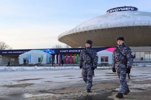 Росгвардия продолжает обеспечивать безопасность во время «Игр будущего» в Казани