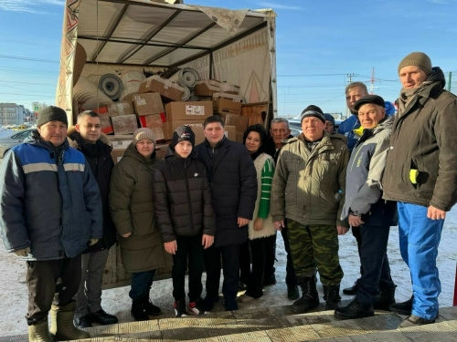 Из Менделеевска бойцам СВО отправили очередную партию гуманитарного груза