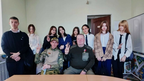 Активисты татарстанского Союза ветеранов СВО провели Урок мужества для школьников