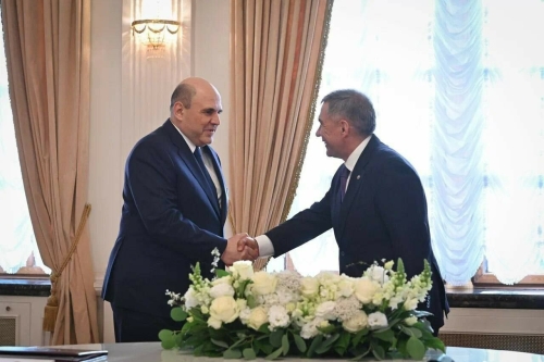 «Татарстан всегда чувствует вашу поддержку»: Минниханов поздравил Мишустина с 58-летием